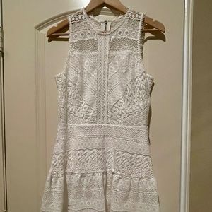 Parker White Dress size Large